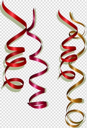 Paper Color, Red ribbon transparent background PNG clipart
