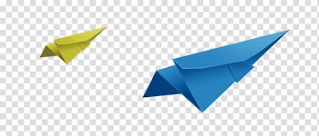 Paper Computer network, Color paper airplane transparent background PNG clipart