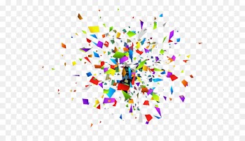 Paper Confetti - Colored confetti and debris 