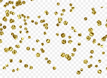 Paper Confetti Gold Computer file - Gold confetti floating material 