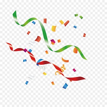 Paper Confetti Ribbon - Celebration ribbon 