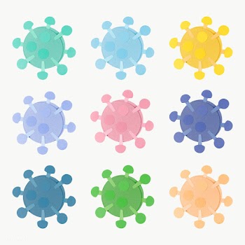 Paper craft coronavirus cell set transparent png | Free  transparent png - 2311970