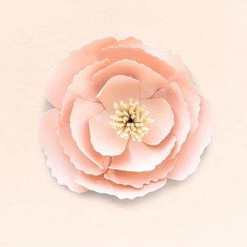 Paper craft flower | Free stock psd mockup - 1202538