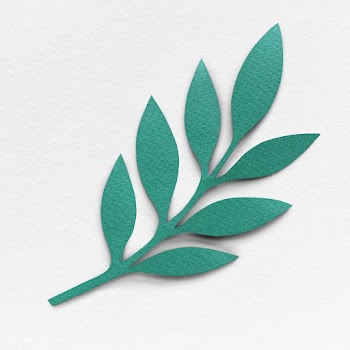 Paper craft leaf | Free stock psd mockup - 1202470