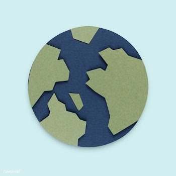 Paper craft planet earth mockup | Free  psd mockup - 2304728