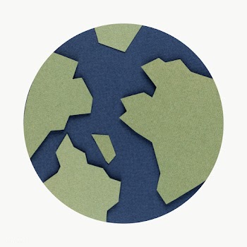 Paper craft planet earth transparent png | Free  transparent png - 2304712
