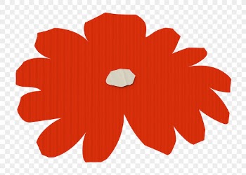 Paper craft png flower sticker, | Free PNG - rawpixel