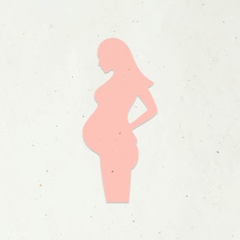 Paper craft pregnant woman character vector | Free  vector - 2323409