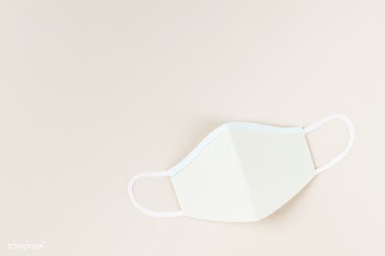 Paper craft surgical mask on a light brown background illustration | Free  photo - 2304315