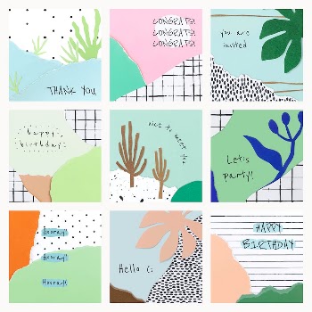 Paper craft template vector set | Free Vector - rawpixel