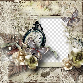 Paper Designer, Frame Classic Vintage pocket watch transparent background PNG clipart