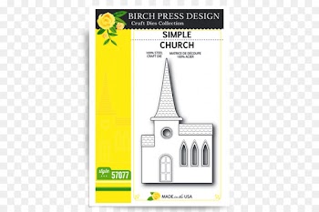 Paper Die cutting Design Craft - simple church design 