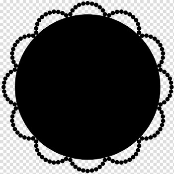 Paper Die cutting Stencil Craft, black frame transparent background PNG clipart