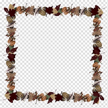 Paper Digital scrapbooking Cardmaking Craft, brown frame transparent background PNG clipart