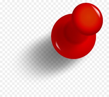 Paper Drawing pin Clip art - Red Push Pin 