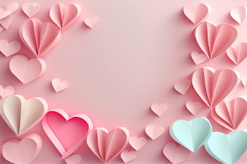 Paper Elements Shape Heart Flying