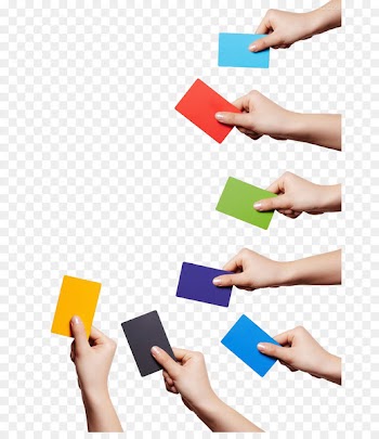 Paper embossing Stamping Printing Polyvinyl chloride - Colored cards 