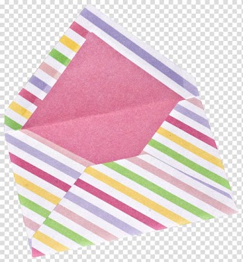 Paper Envelope Computer file, Color stripe envelope transparent background PNG clipart