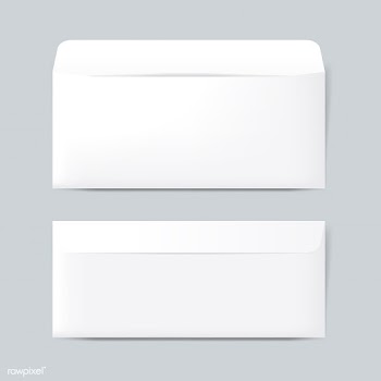 Paper envelope design mockup vector | Free stock vector - 496450