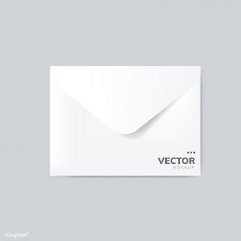 Paper envelope design mockup vector | Free stock vector - 496473