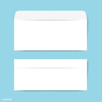 Paper envelope design mockup vector | Free stock vector - 496481