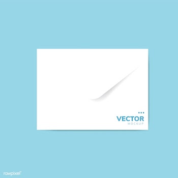 Paper envelope design mockup vector | Free stock vector - 496493