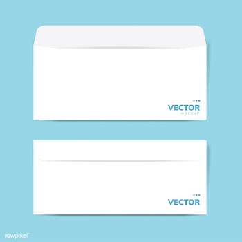 Paper envelope design mockup vector | Free stock vector - 496499