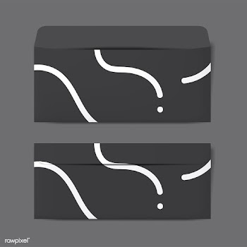 Paper envelope design mockup vector | Free stock vector - 496532