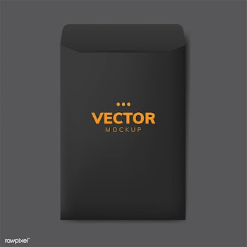 Paper envelope design mockup vector | Free stock vector - 496553