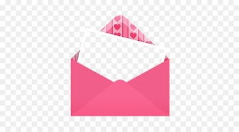 Paper Envelope Valentines Day Postcard - envelope 