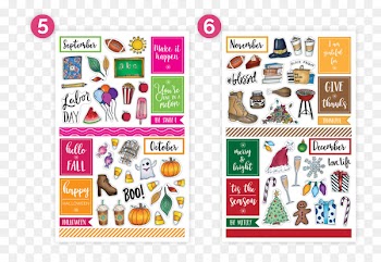 Paper Essentials Weekly Planner Stickers: Set of 575 Stickers Label Personal organizer - Planner stickers 
