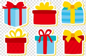 Paper Euclidean Gift, Creative Christmas Gifts transparent background PNG clipart