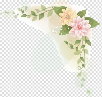 Paper Floral design Flower Frames, flower transparent background PNG clipart