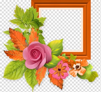 Paper Flower Frames Floral design, acuarela transparent background PNG clipart