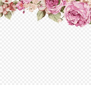 Paper Flower Painting Illustration - Hand-painted flowers 
