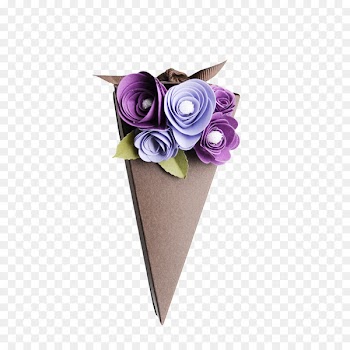 Paper Flower Petal Floral design - A bouquet of flowers 