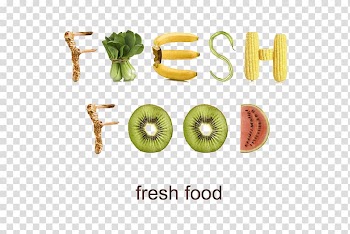 Paper Food Vegetable Health Letter, Healthy fruits and vegetables transparent background PNG clipart