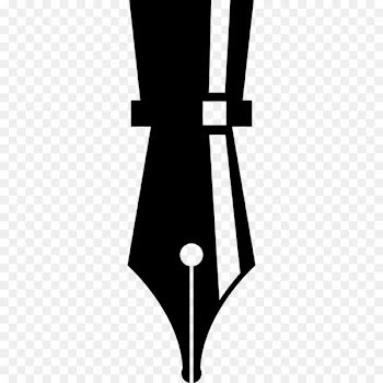 Paper Fountain pen Dip pen Logo - red pen 