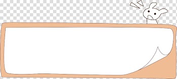 Paper frame Area Font, Lovely hand-painted notes transparent background PNG clipart