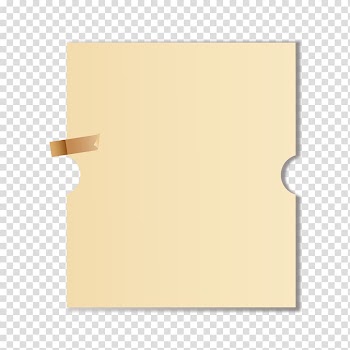 Paper frame Yellow Pattern, Yellowing blank paper notes transparent background PNG clipart