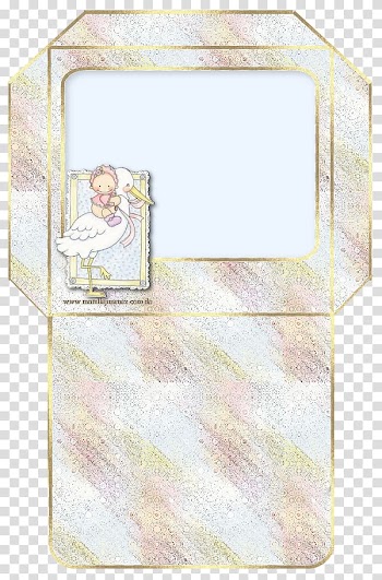 Paper Frames Baby shower Rectangle Pattern, Sobres transparent background PNG clipart