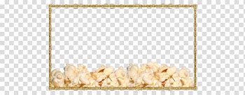 Paper Frames Rectangle, popcorn transparent background PNG clipart