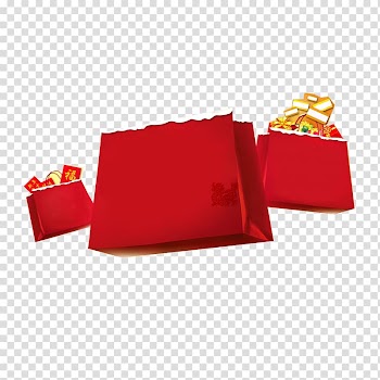Paper Gift Box Bag, Festive gift box gift bag transparent background PNG clipart