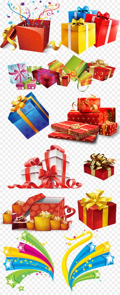Paper Gift Box Packaging and labeling - Colored colorful gift box gift collection 