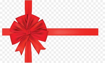 Paper Gift Ribbon Shoelace knot - Ribbon bow material,Red bow 