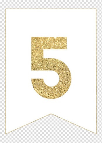 Paper Gold Letter Banner Worksheet, gold transparent background PNG clipart
