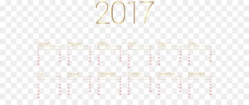 Paper Graphic design Brand Pattern - Calendar 2017 Transparent PNG Image 