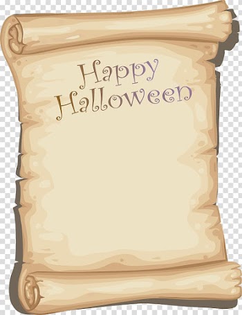 Paper Halloween, Happy Halloween transparent background PNG clipart