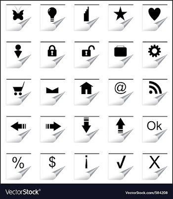  					Paper icons vector image														