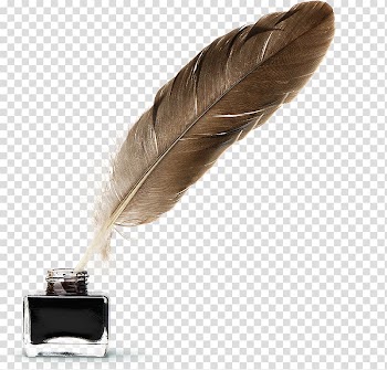 Paper Inkwell Quill Pen , pen transparent background PNG clipart
